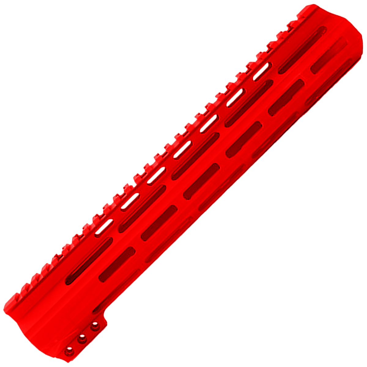 AR-15 Custom Ultra Slim MLOK Handguard 12" - Cerakote Red