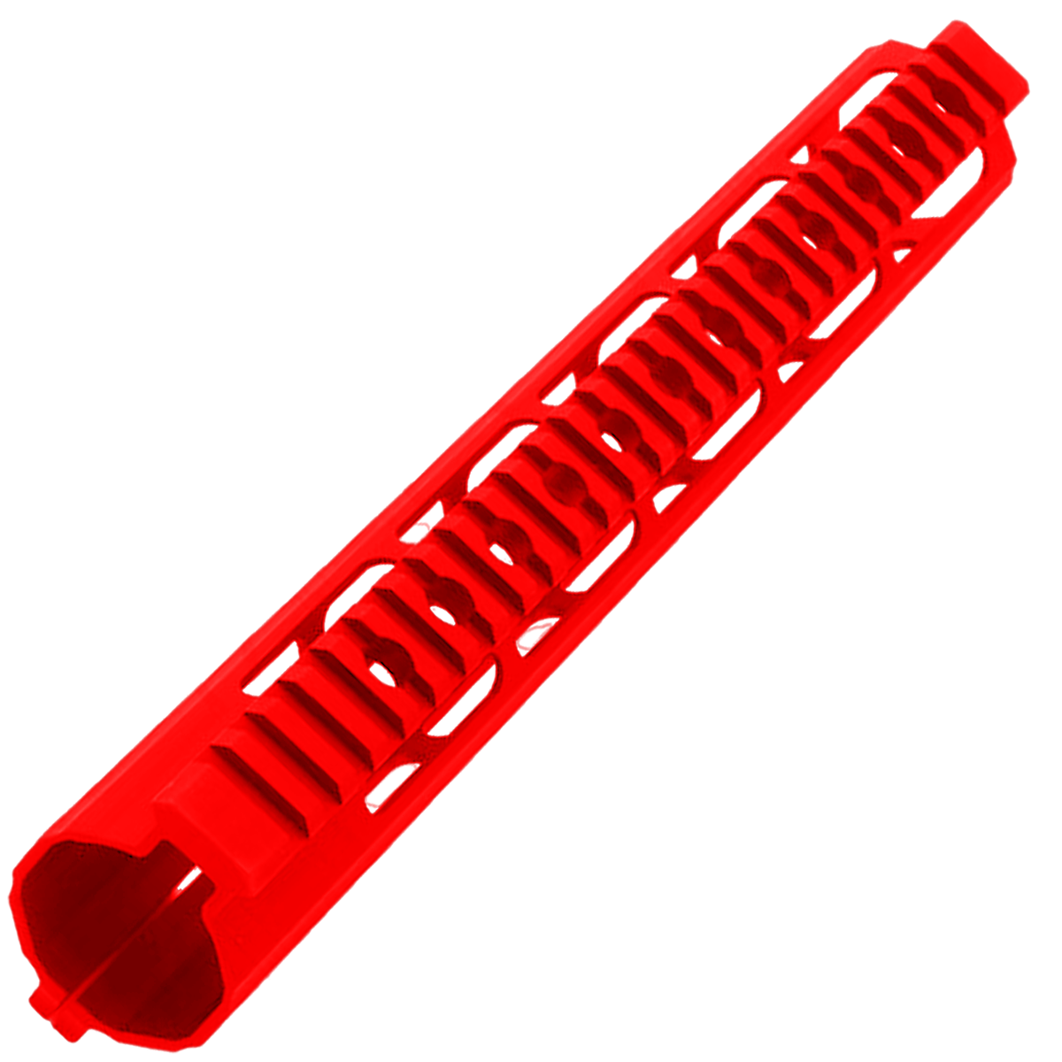 AR-15 Custom Ultra Slim MLOK Handguard 12" - Cerakote Red