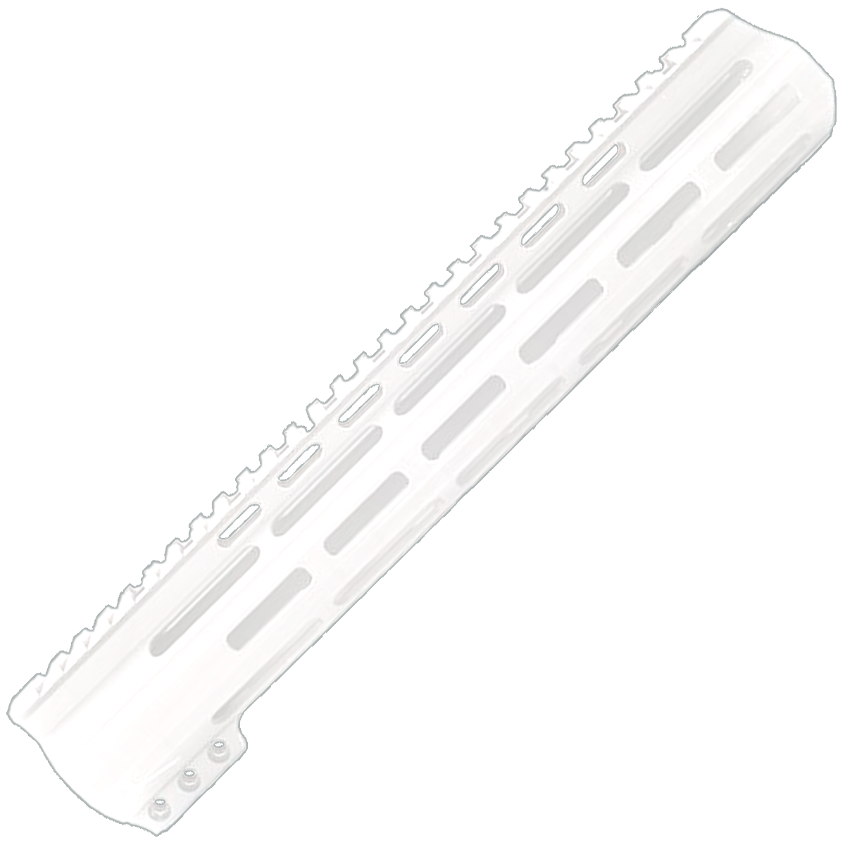 AR-15 Custom Ultra Slim MLOK Handguard 12" - Cerakote Storm Trooper White