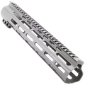 AR-15 Custom Ultra Slim MLOK Handguard 12" - Cerakote Tungsten Gray