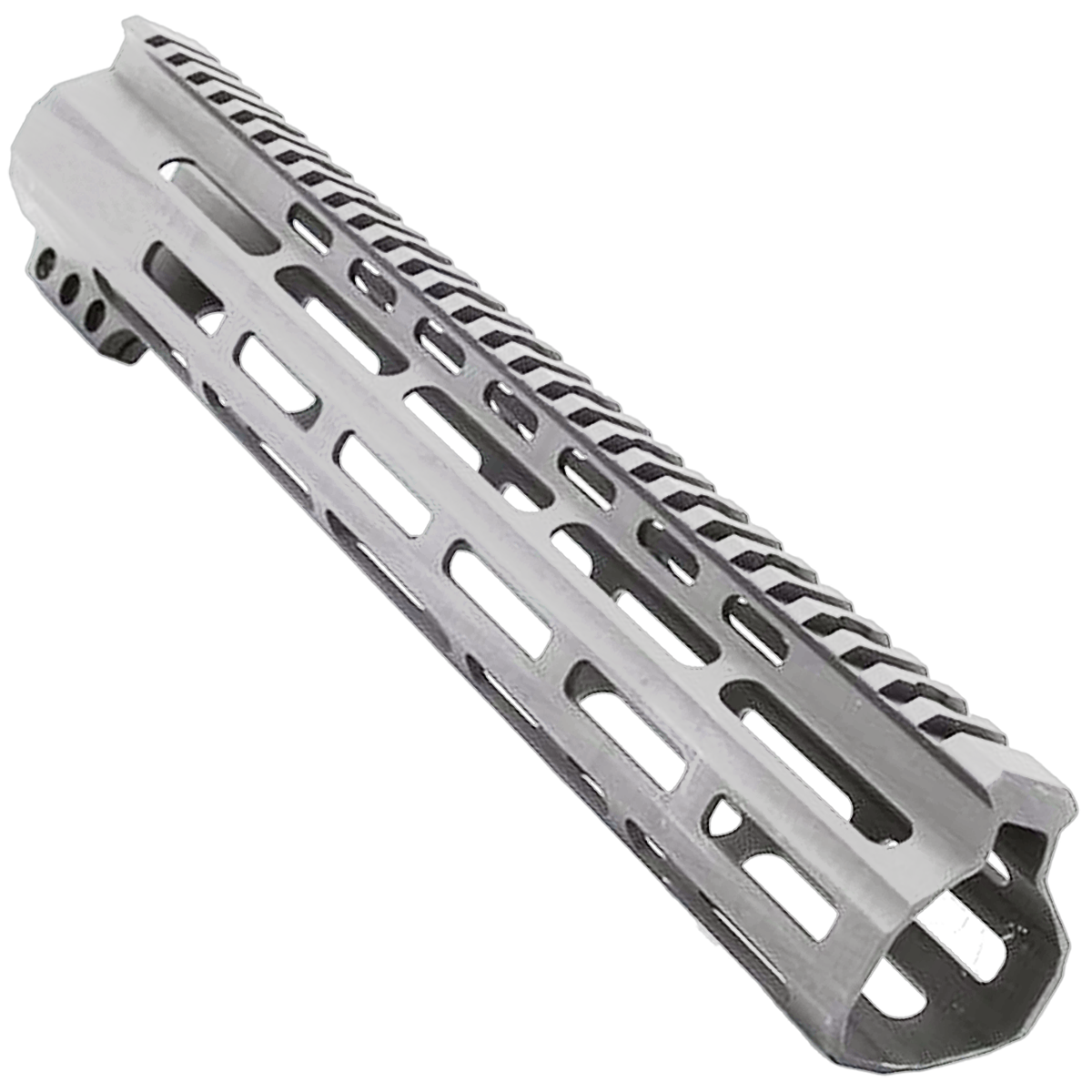 AR-15 Custom Ultra Slim MLOK Handguard 12" - Cerakote Tungsten Gray