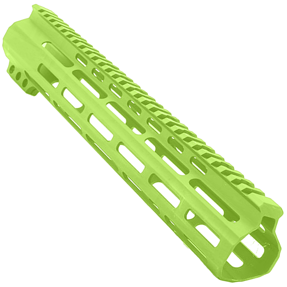 AR-15 Custom Ultra Slim MLOK Handguard 12" - Cerakote Zombie Green