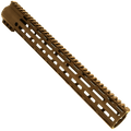 AR-15 M-Lok Super Slim Free Float Handguard Full Top Picatinny Rail 15"- Burnt Bronze