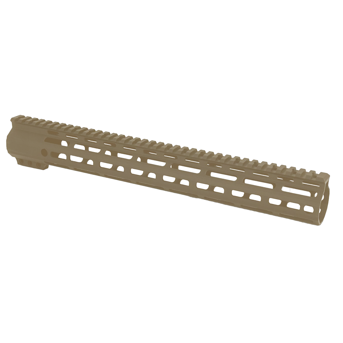 AR-15 M-Lok Super Slim Free Float Handguard Full Top Picatinny Rail 15"- Flat Dark Earth