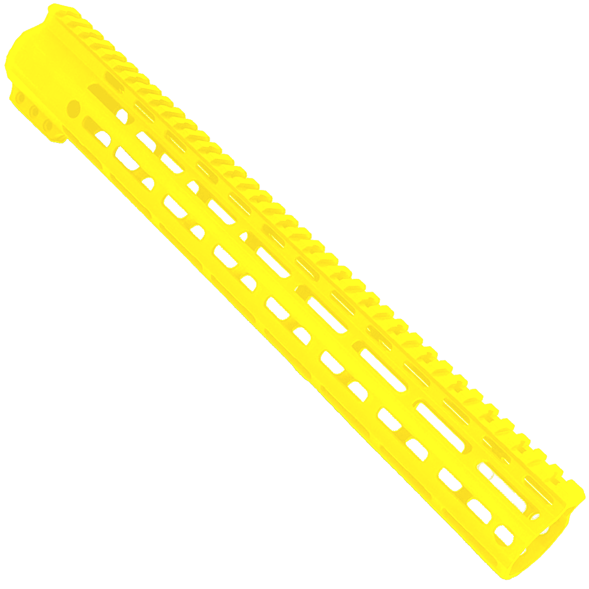 AR-15 M-Lok Super Slim Free Float Handguard Full Top Picatinny Rail 15"- Lemon Zest