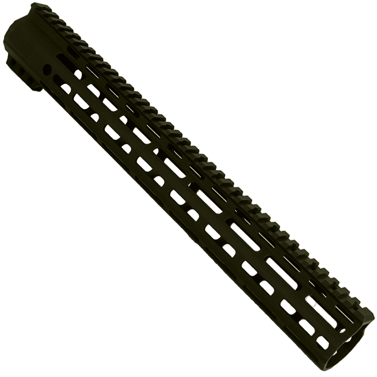 AR-15 M-Lok Super Slim Free Float Handguard Full Top Picatinny Rail 15"- Olive Drab Green