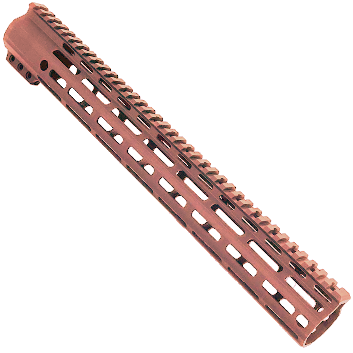 AR-15 M-Lok Super Slim Free Float Handguard Full Top Picatinny Rail 15"- Rose Gold