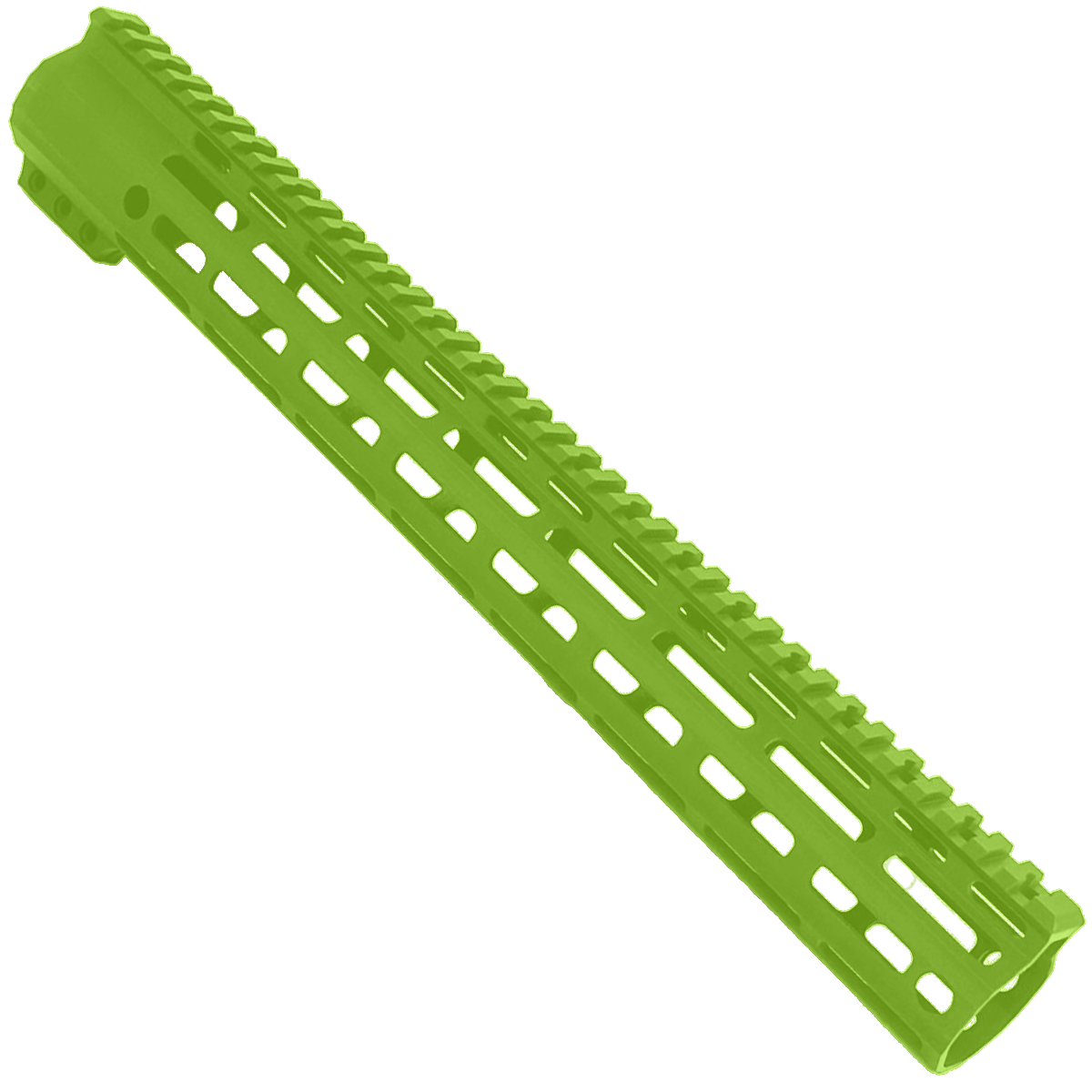 AR-15 M-Lok Super Slim Free Float Handguard Full Top Picatinny Rail 15"- Zombie Green