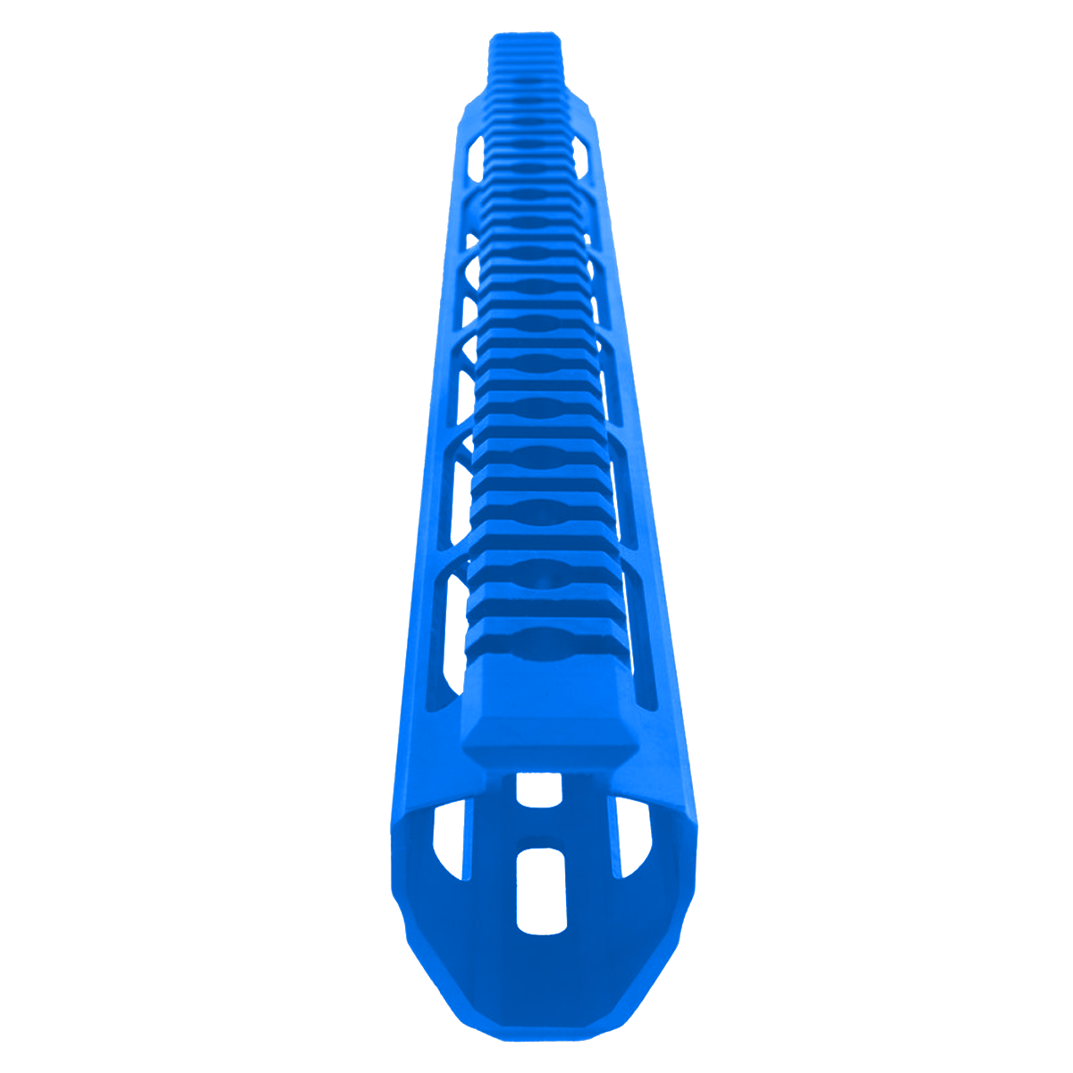 AR-15 Custom USA Made Super Slim M-LOK Free Float Handguard Front C-Cut 15" - Flame Blue