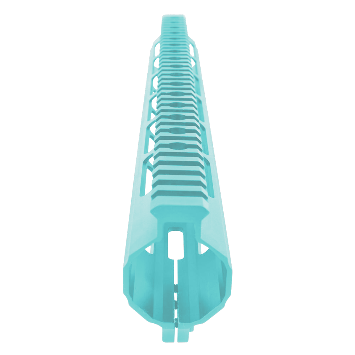 AR-15 Custom USA Made Super Slim M-LOK Free Float Handguard Front C-Cut 15" - Robins Egg Blue