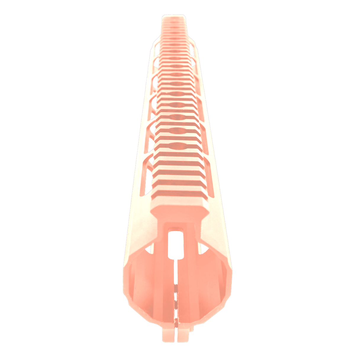 AR-15 Custom USA Made Super Slim M-LOK Free Float Handguard Front C-Cut 15" - Rose Gold