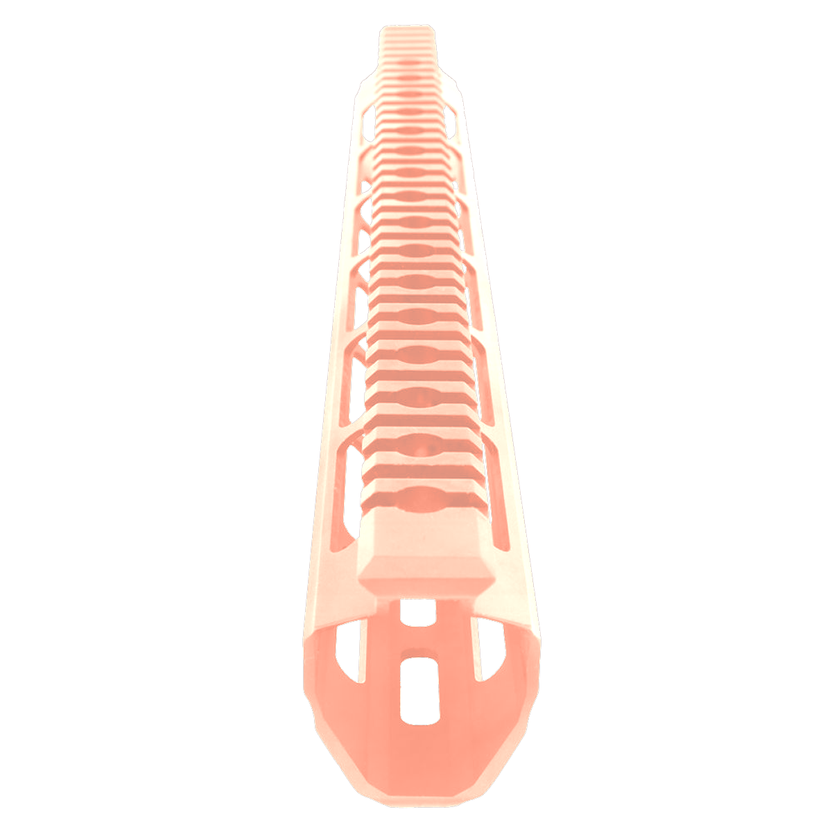 AR-15 Custom USA Made Super Slim M-LOK Free Float Handguard Front C-Cut 15" - Rose Gold