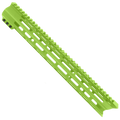 AR-15 Custom USA Made Super Slim M-LOK Free Float Handguard Front C-Cut 15" - Zombie Green