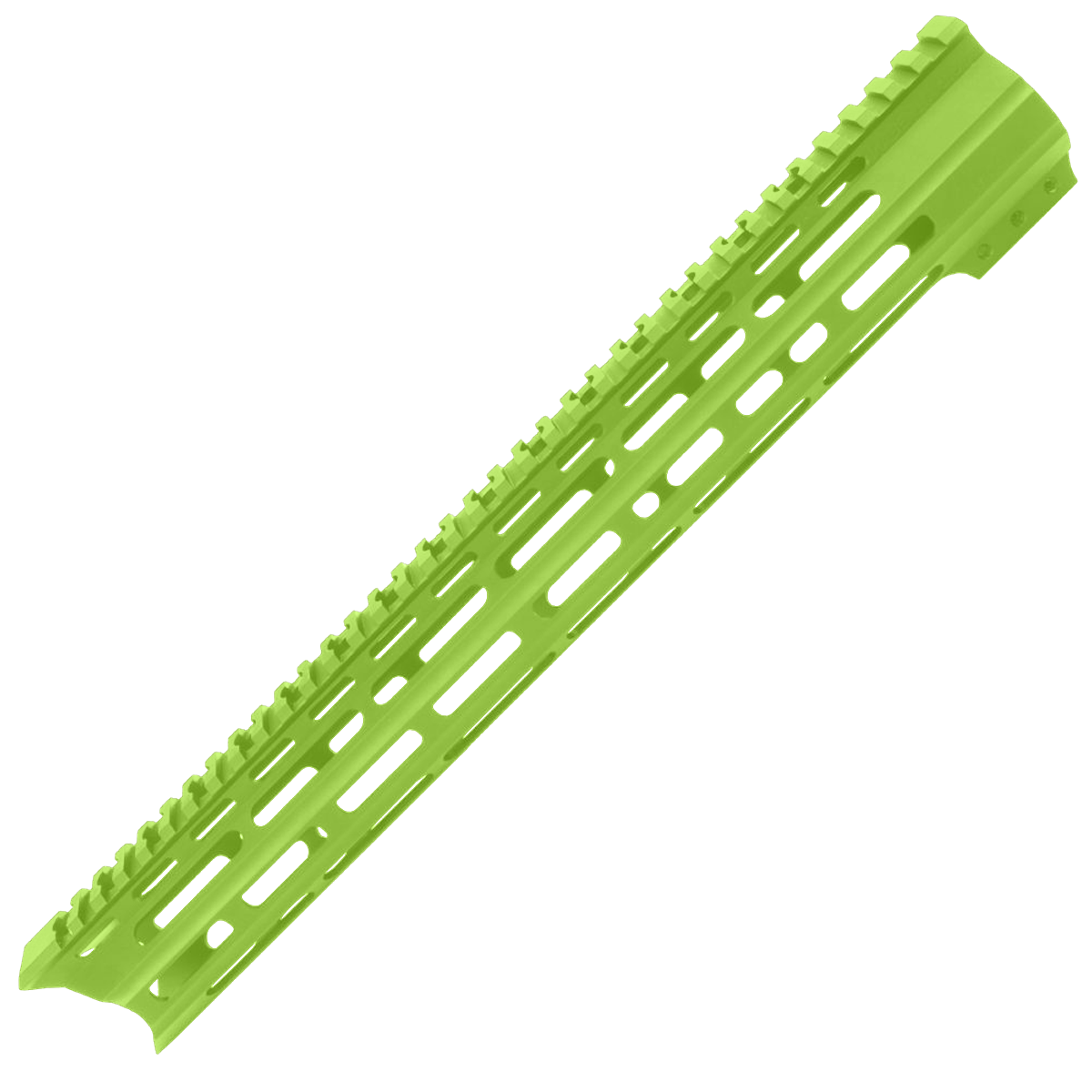 AR-15 Custom USA Made Super Slim M-LOK Free Float Handguard Front C-Cut 15" - Zombie Green