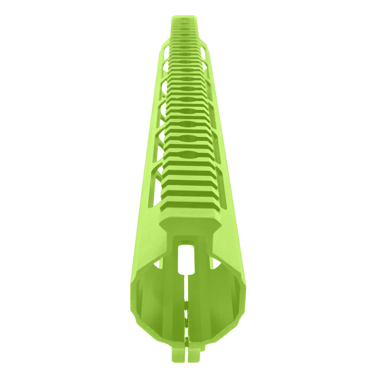 AR-15 Custom USA Made Super Slim M-LOK Free Float Handguard Front C-Cut 15" - Zombie Green