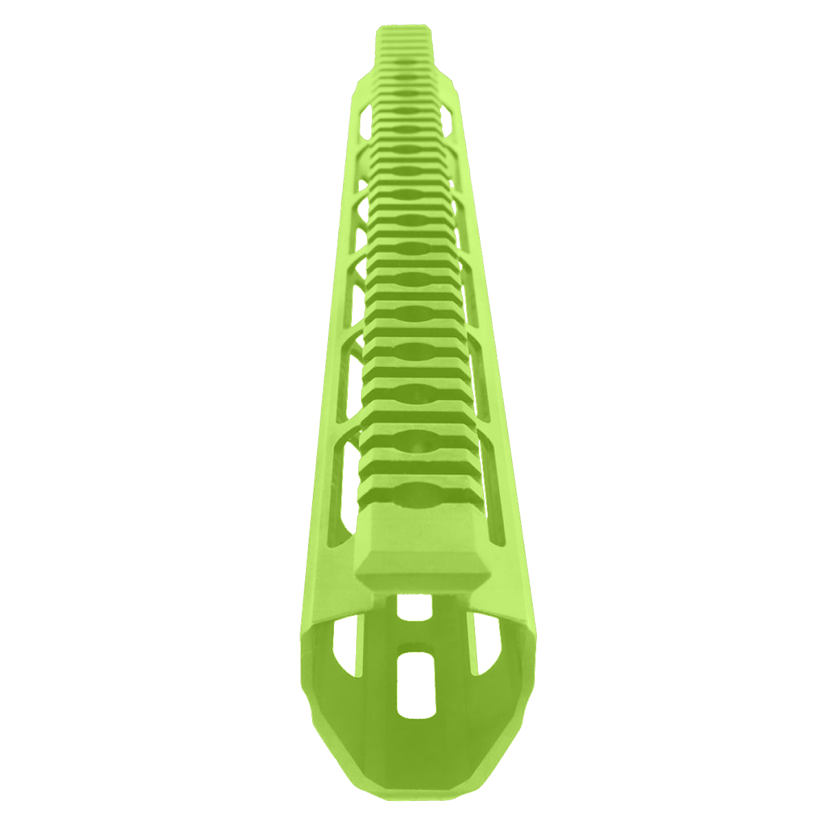 AR-15 Custom USA Made Super Slim M-LOK Free Float Handguard Front C-Cut 15" - Zombie Green