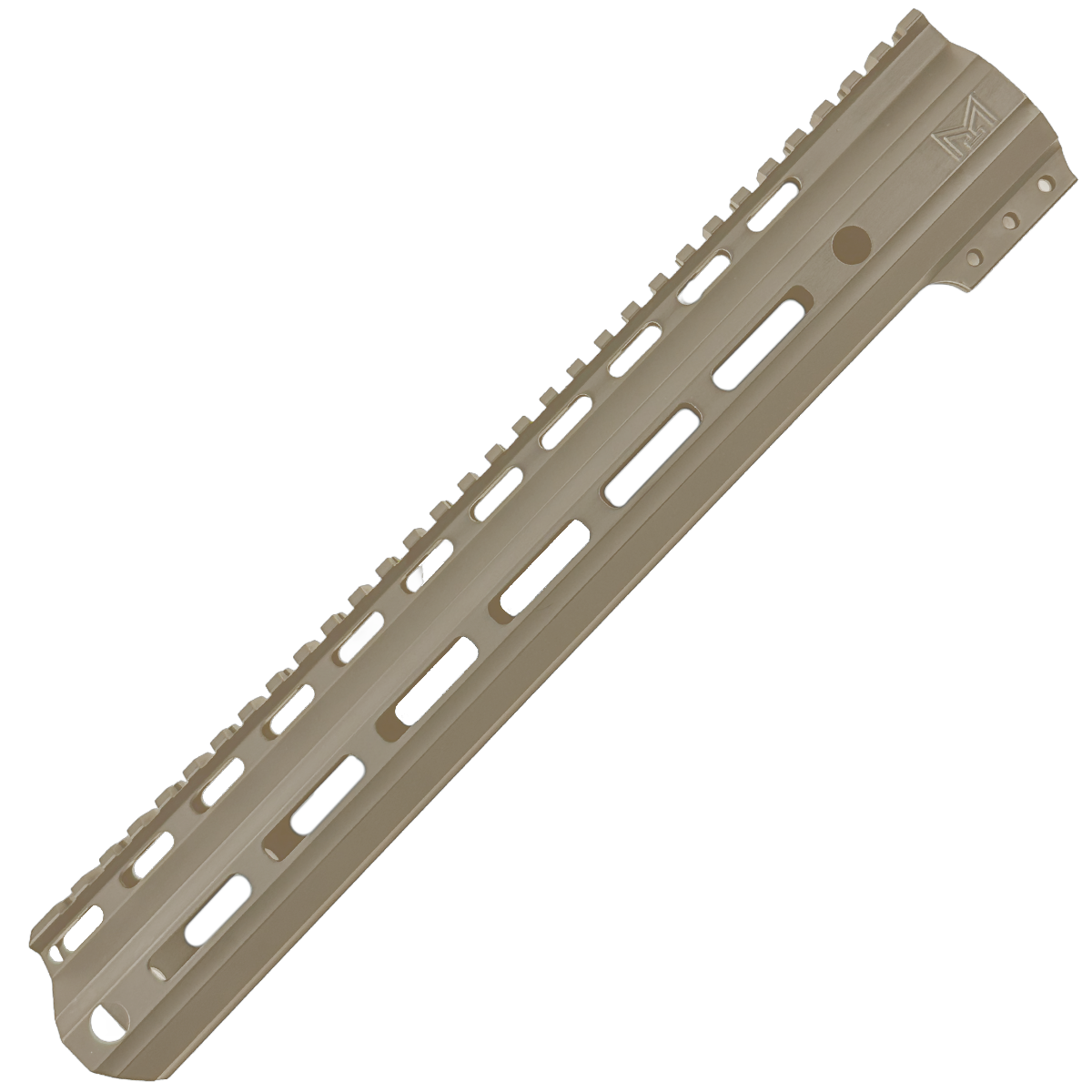 AR15 American Built Custom 13" MLOK Handguard Engraved ABC - Magpul FDE