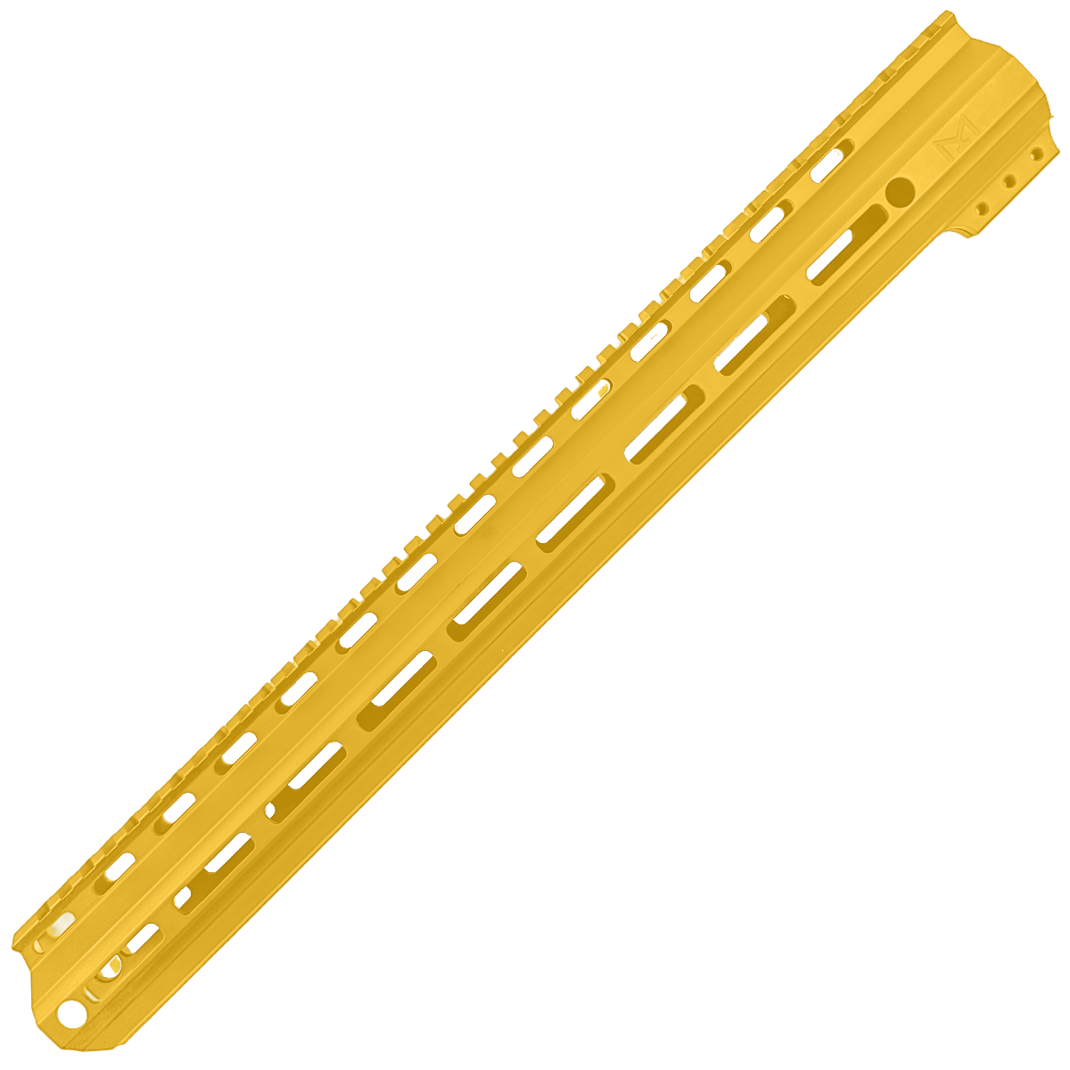 AR15 American Built Custom 17" MLOK Handguard Engraved ABC - Gold