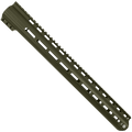 AR15 American Built Custom 17" MLOK Handguard Engraved ABC - Magpul ODG