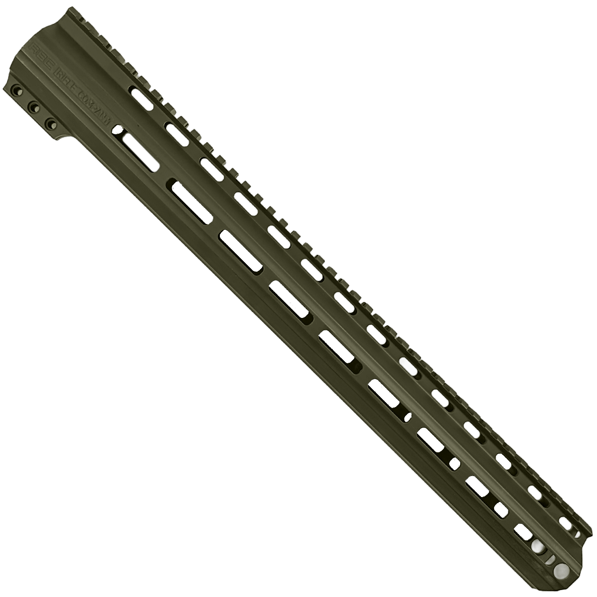 AR15 American Built Custom 17" MLOK Handguard Engraved ABC - Magpul ODG
