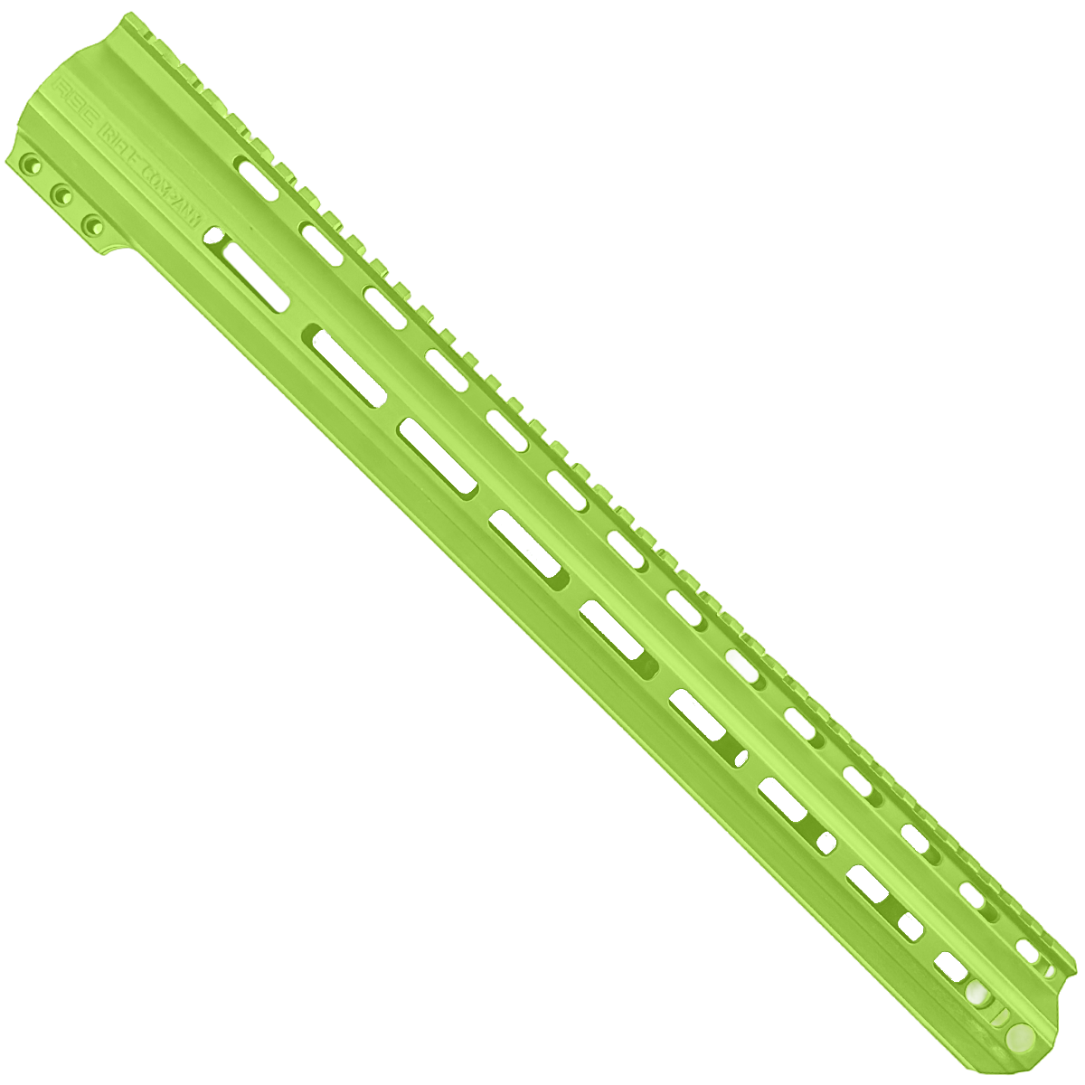 AR15 American Built Custom 17" MLOK Handguard Engraved ABC - Zombie Green