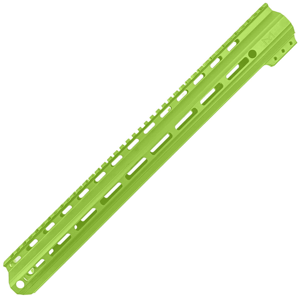 AR15 American Built Custom 17" MLOK Handguard Engraved ABC - Zombie Green