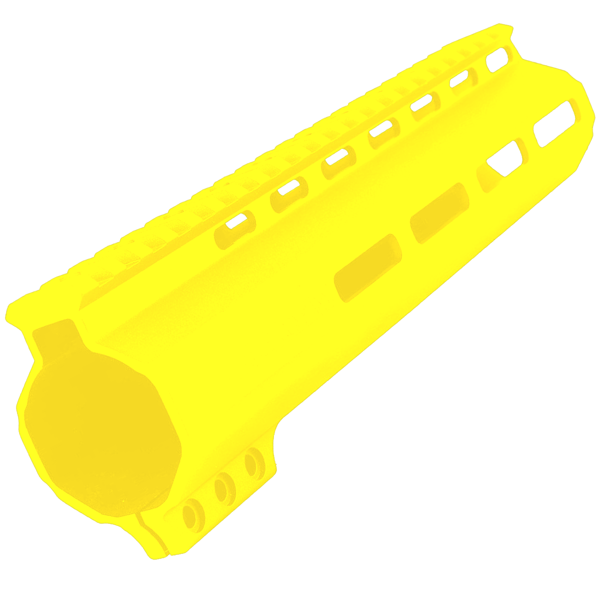 AR-15 Custom MLOK Handguard 9" - Cerakote Lemon Zest