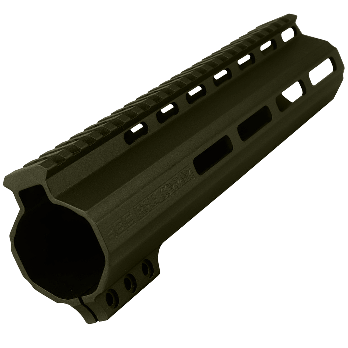 AR-15 Custom MLOK Handguard 9" - Cerakote Magpul ODG