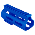 AR-15 Custom Slim MLOK Handguard 4.5"- Flame Blue