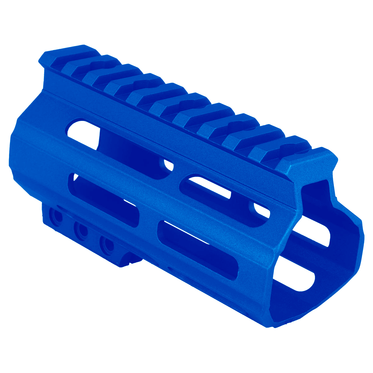 AR-15 Custom Slim MLOK Handguard 4.5"- Flame Blue