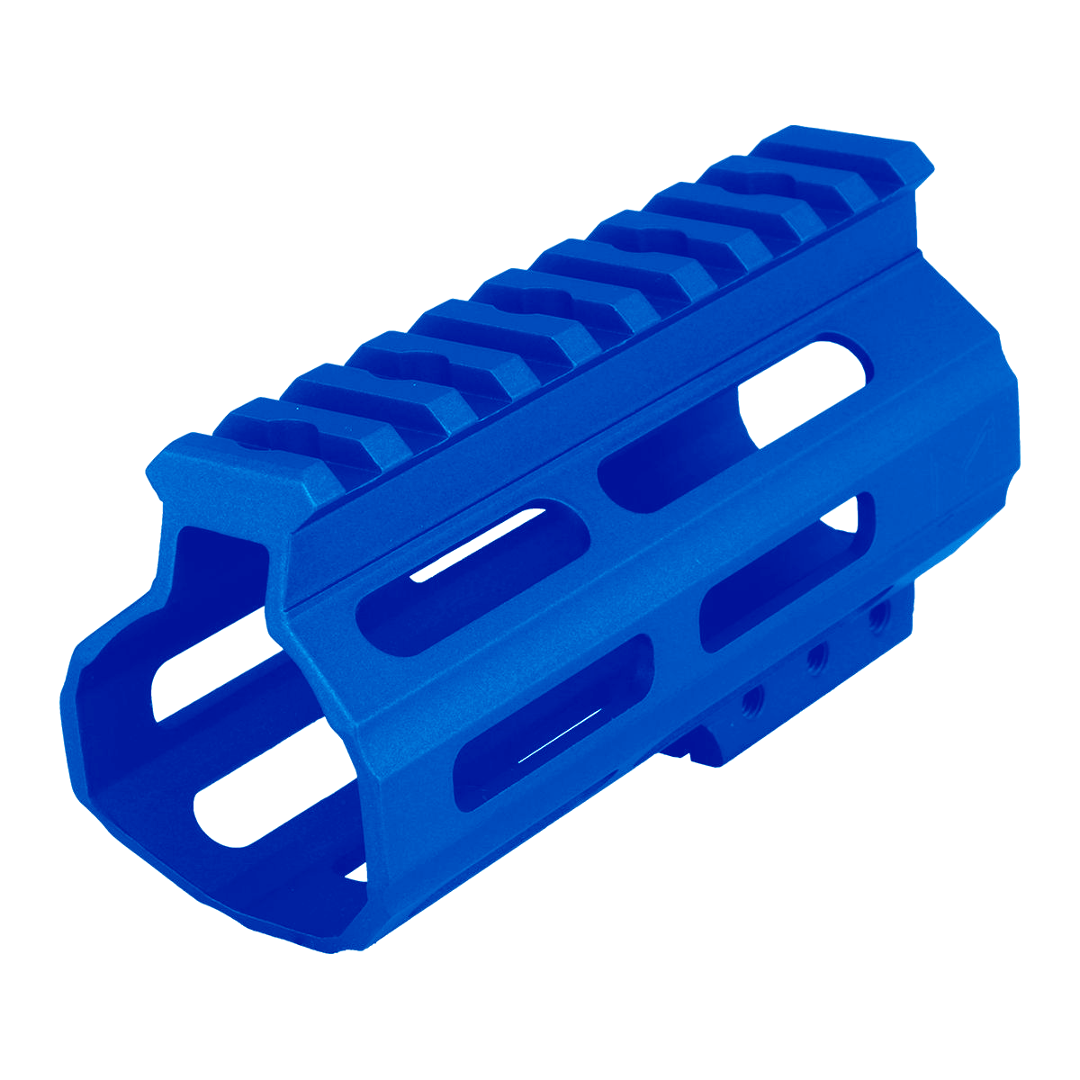 AR-15 Custom Slim MLOK Handguard 4.5"- Flame Blue