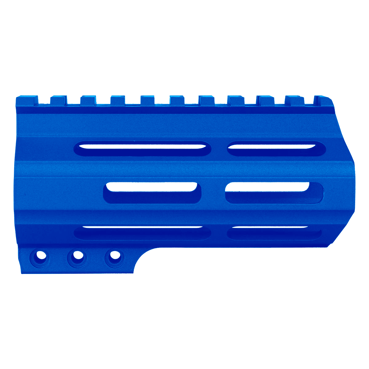 AR-15 Custom Slim MLOK Handguard 4.5"- Flame Blue