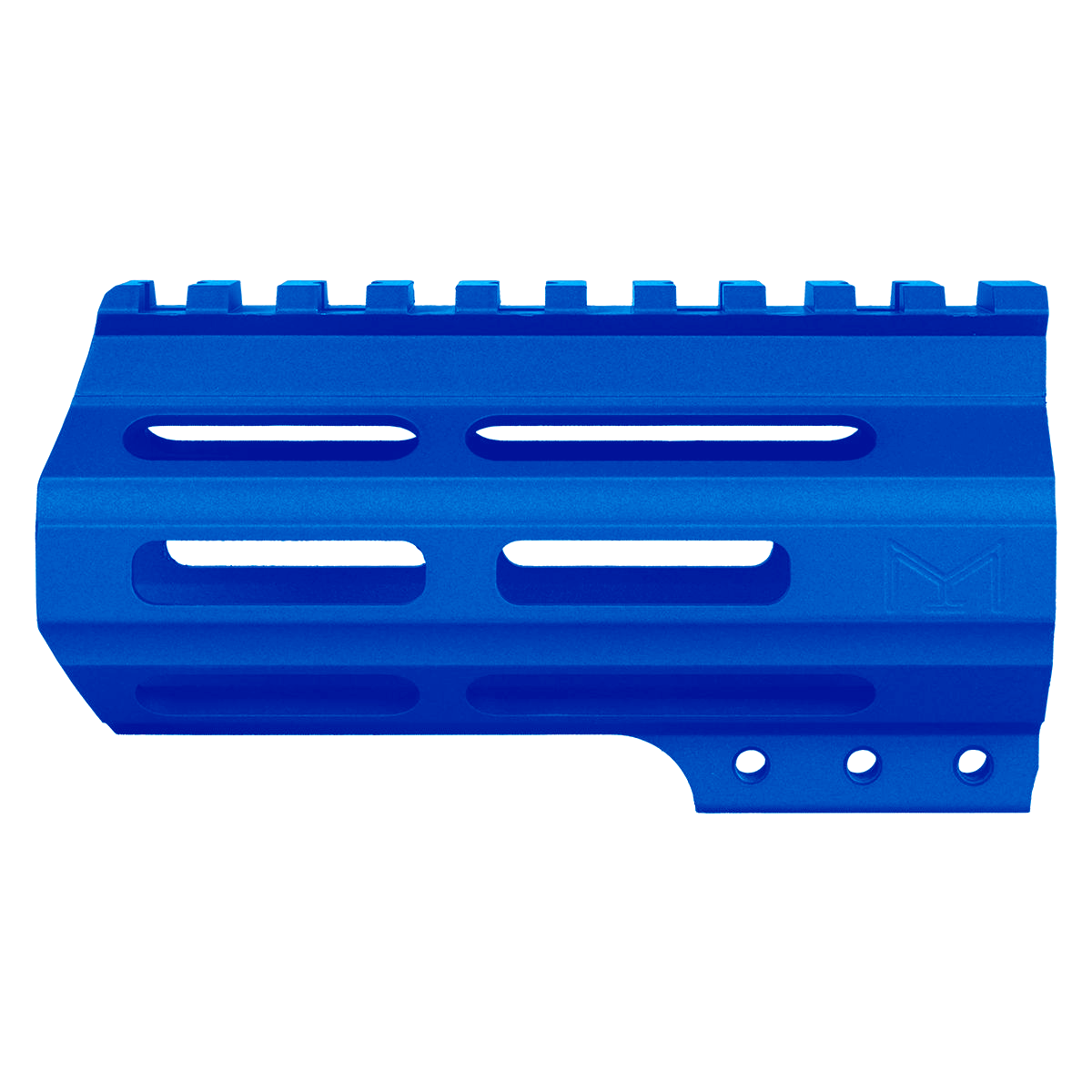 AR-15 Custom Slim MLOK Handguard 4.5"- Flame Blue