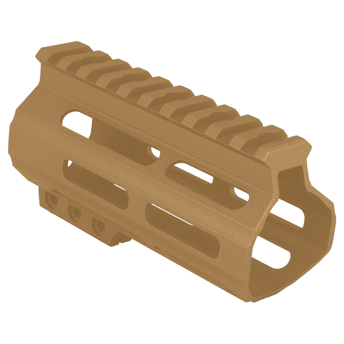 AR-15 Custom Slim MLOK Handguard 4.5"- Bronze