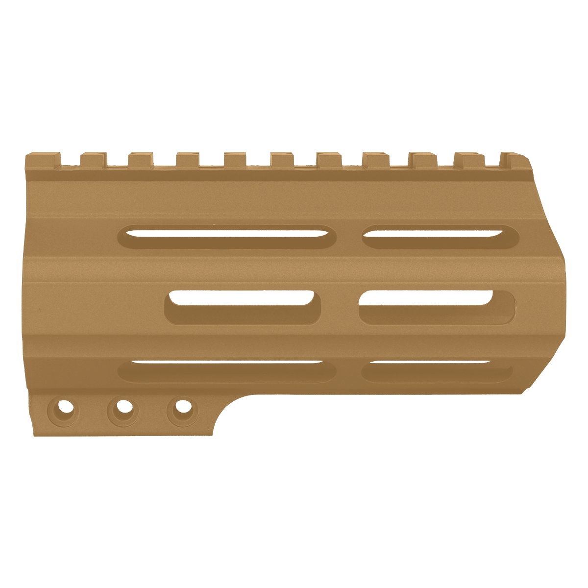 AR-15 Custom Slim MLOK Handguard 4.5"- Bronze