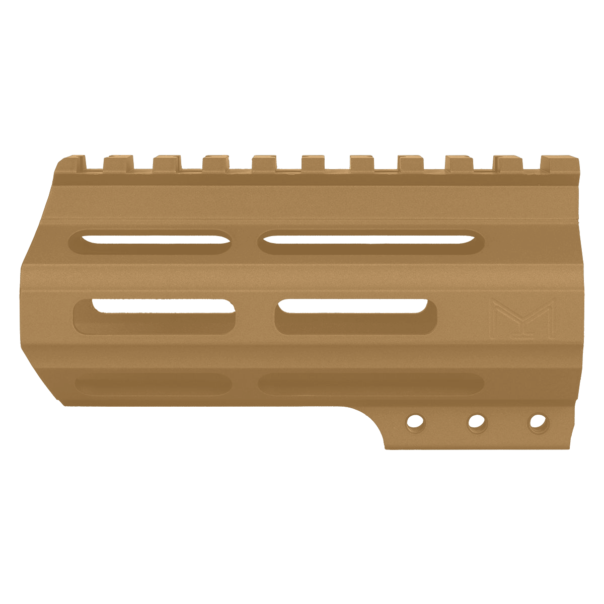 AR-15 Custom Slim MLOK Handguard 4.5"- Bronze