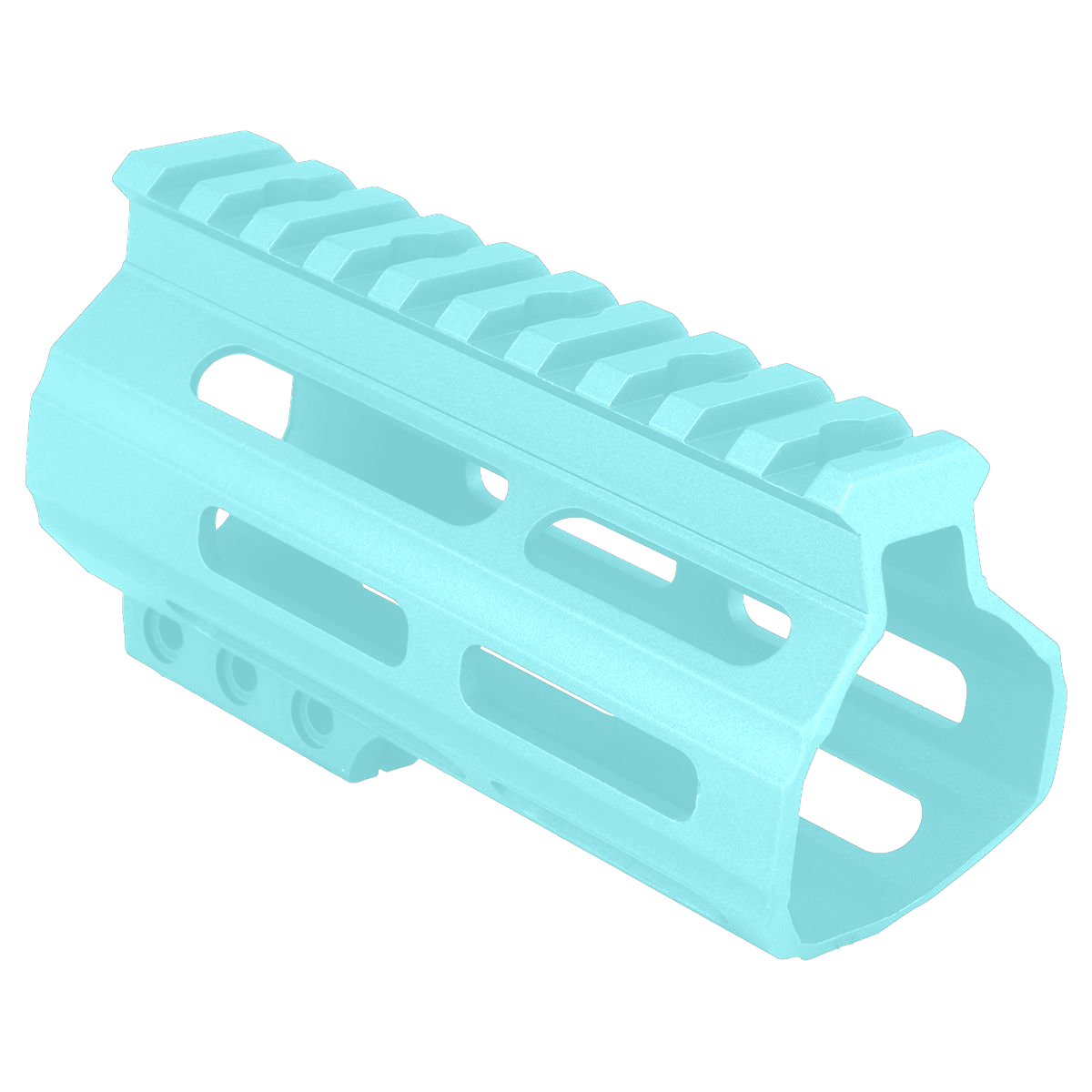 AR-15 Custom Slim MLOK Handguard 4.5"- Robins Egg Blue