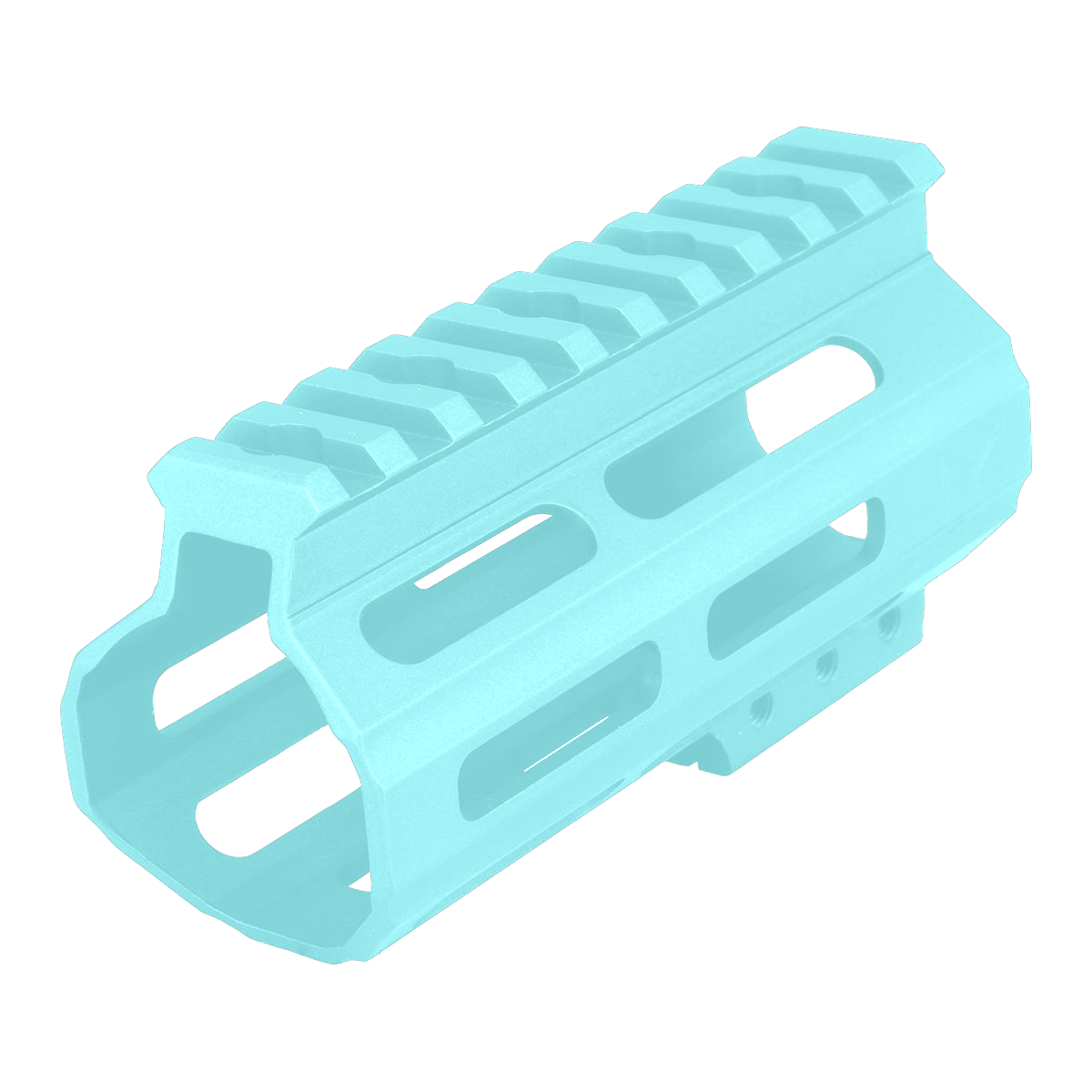 AR-15 Custom Slim MLOK Handguard 4.5"- Robins Egg Blue