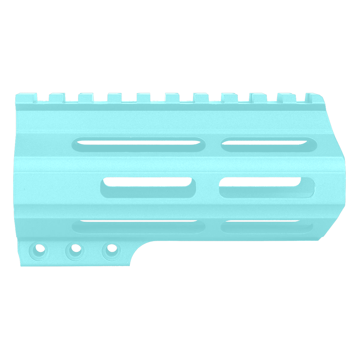 AR-15 Custom Slim MLOK Handguard 4.5"- Robins Egg Blue