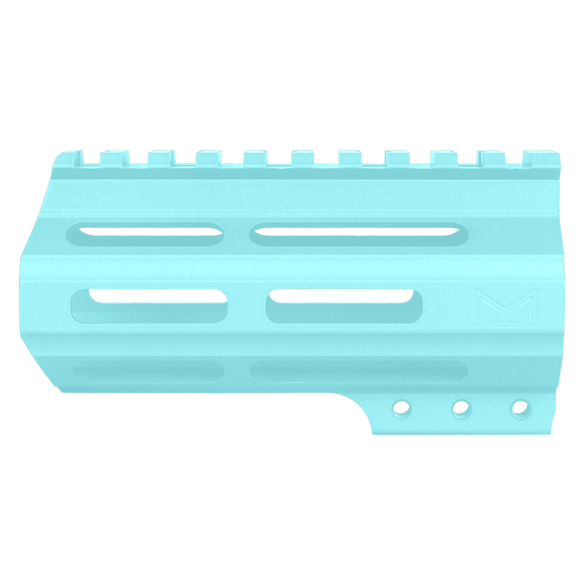 AR-15 Custom Slim MLOK Handguard 4.5"- Robins Egg Blue