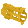 AR-15 4" M-LOK Super Slim Free Float Handguard w/ Handstop- Gold
