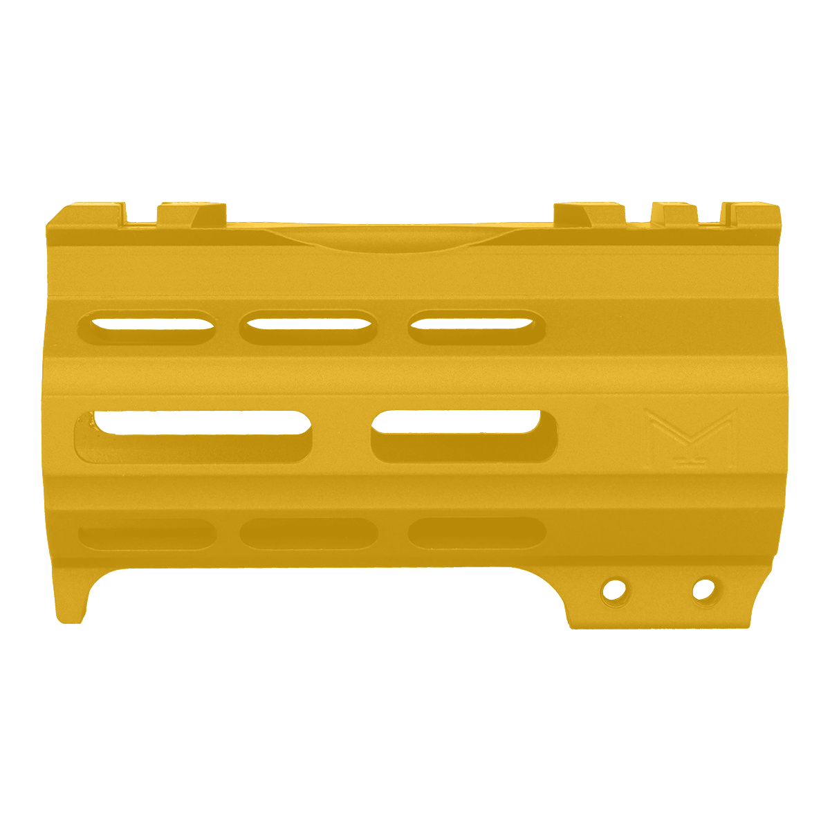 AR-15 4" M-LOK Super Slim Free Float Handguard w/ Handstop- Gold
