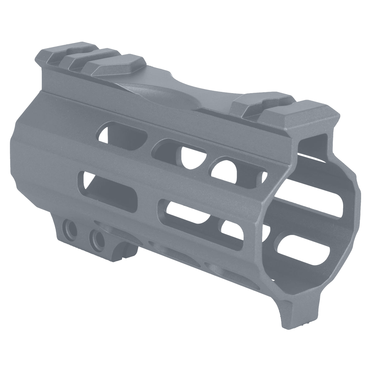 AR-15 4" M-LOK Super Slim Free Float Handguard w/ Handstop- Sniper Grey