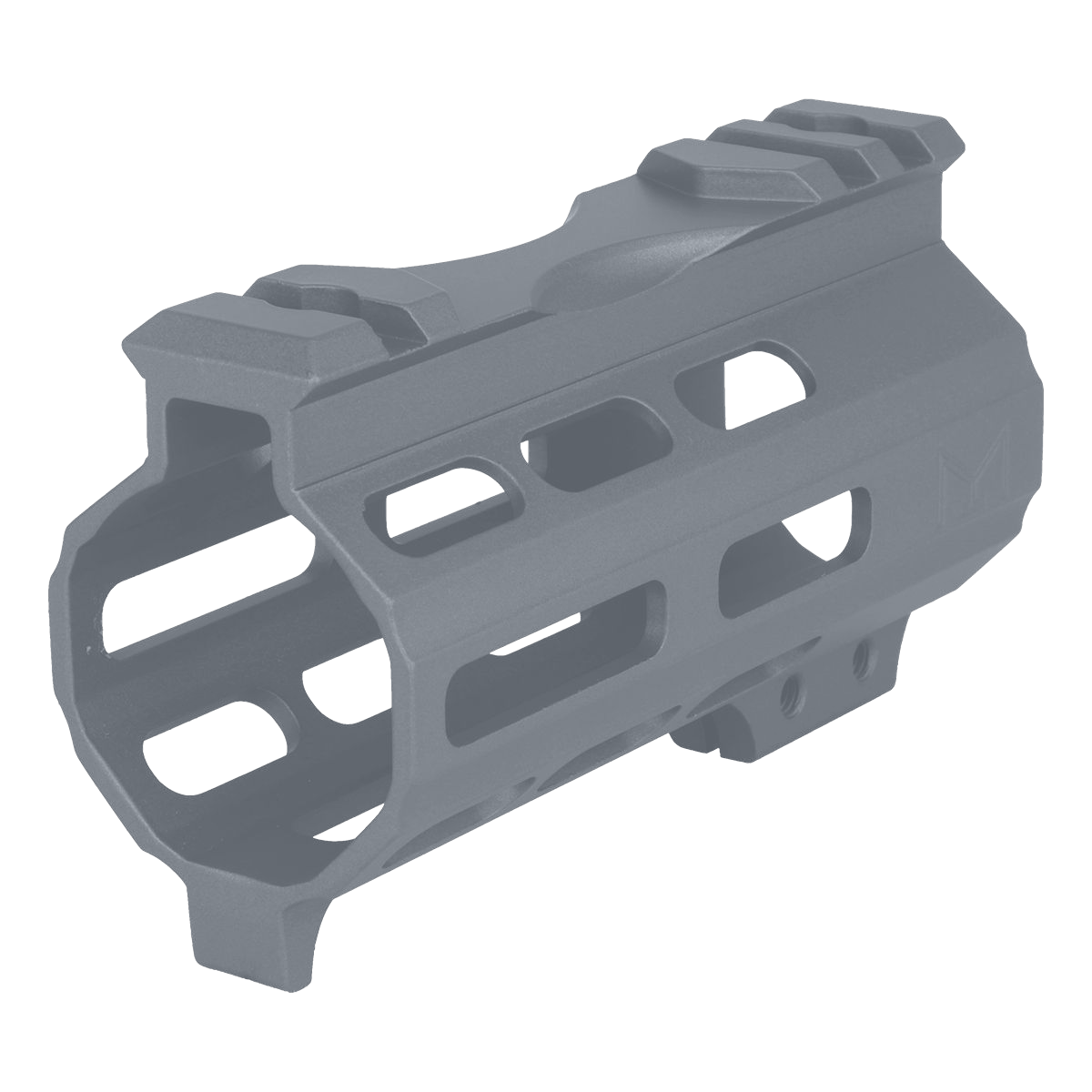 AR-15 4" M-LOK Super Slim Free Float Handguard w/ Handstop- Sniper Grey