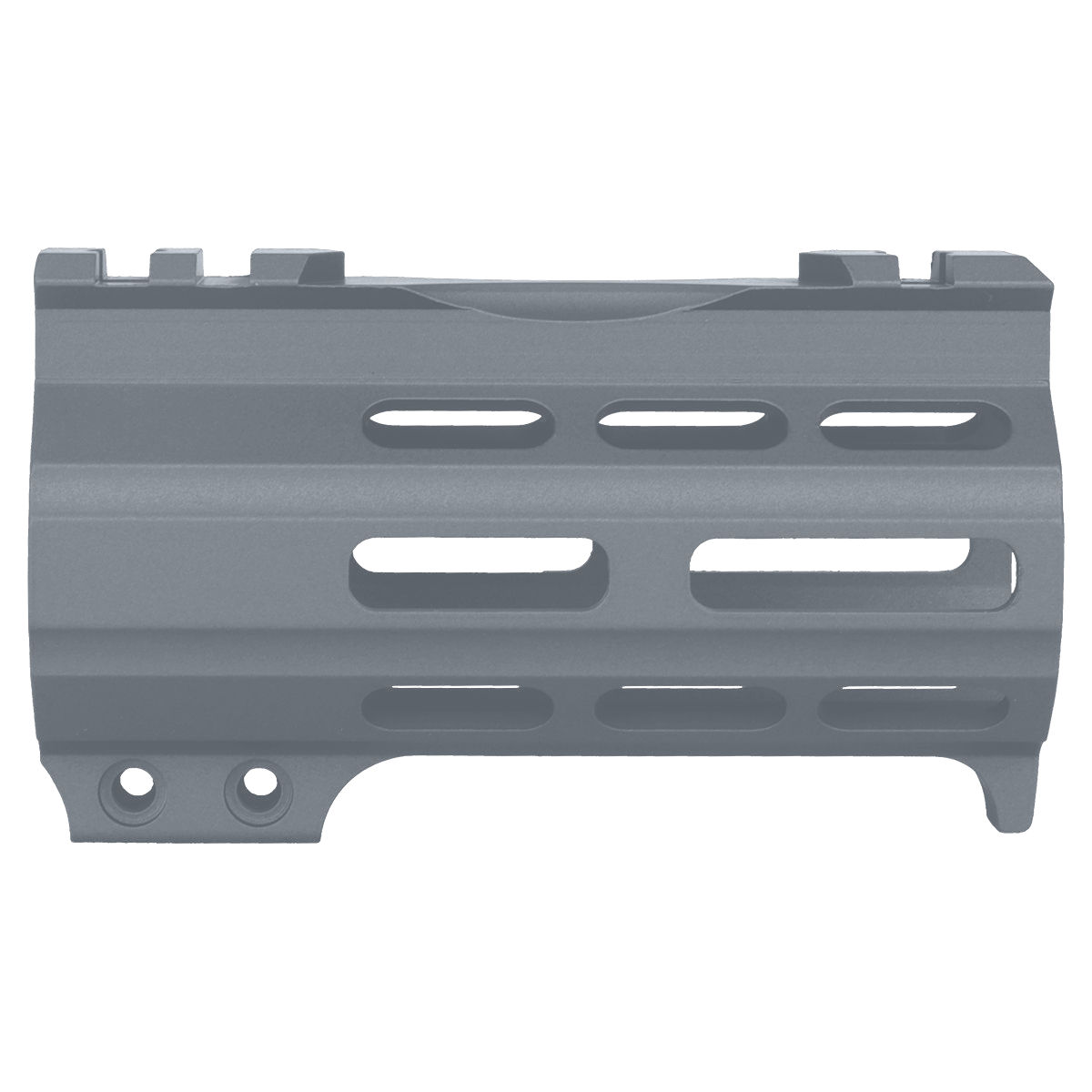 AR-15 4" M-LOK Super Slim Free Float Handguard w/ Handstop- Sniper Grey