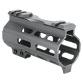 AR-15 4" M-LOK Super Slim Free Float Handguard w/ Handstop- Tungsten