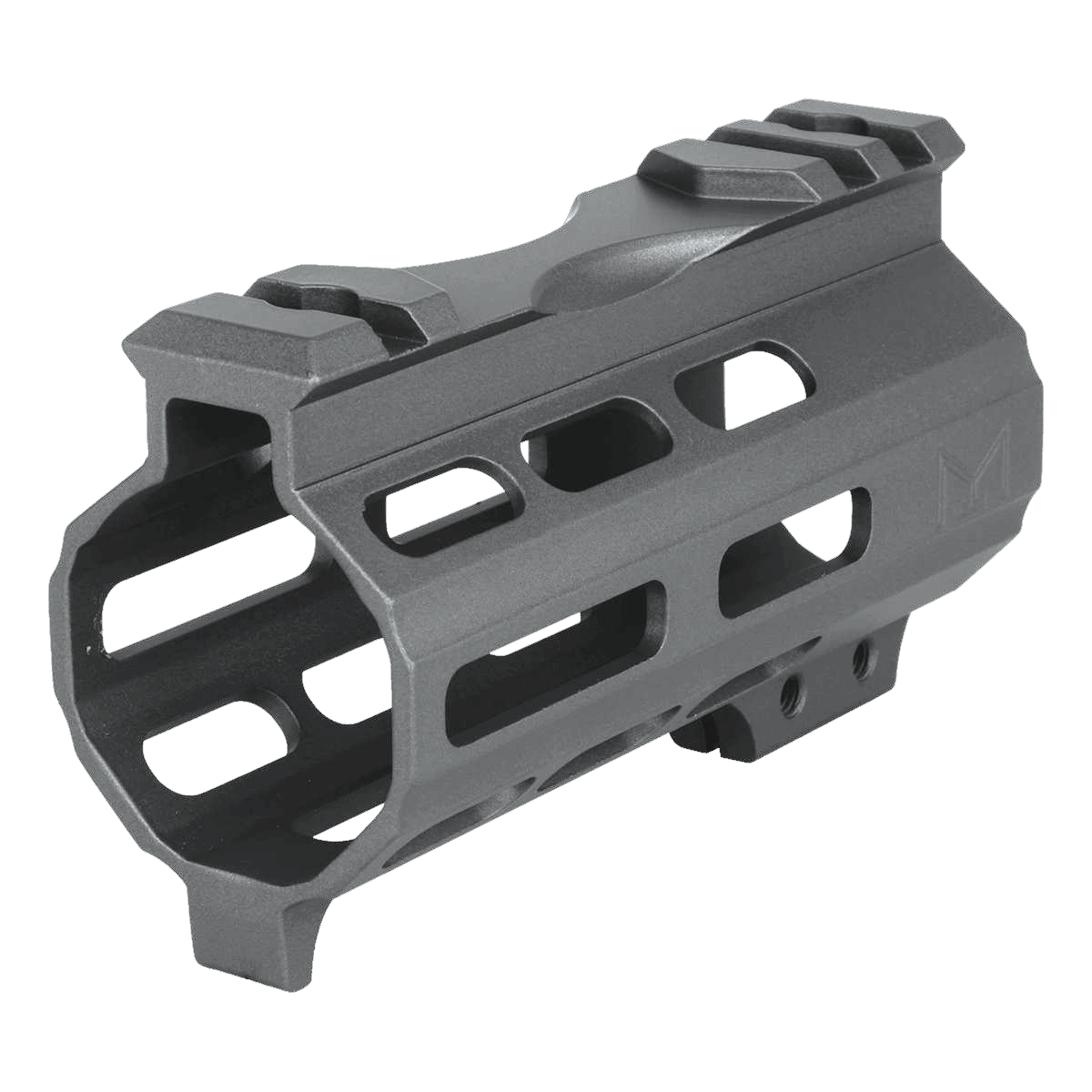 AR-15 4" M-LOK Super Slim Free Float Handguard w/ Handstop- Tungsten
