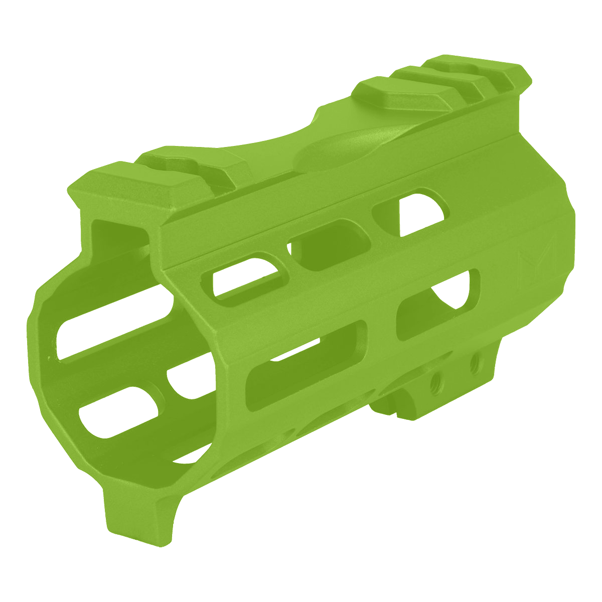 AR-15 4" M-LOK Super Slim Free Float Handguard w/ Handstop- Zombie Green