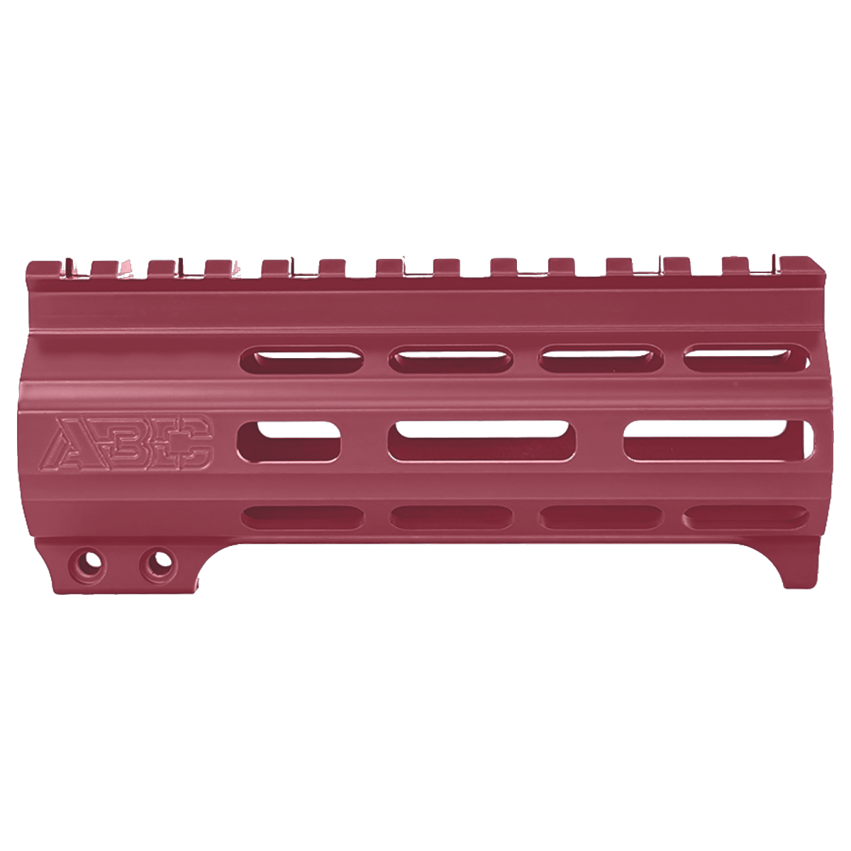 AR-15 Super Slim Free Float 5.5" M-LOK Full Picatinny Rail Handguard w/ Handstop- Cranberry Frost