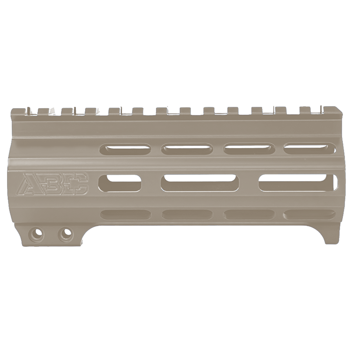 AR-15 Super Slim Free Float 5.5" M-LOK Full Picatinny Rail Handguard w/ Handstop- Flat Dark Earth